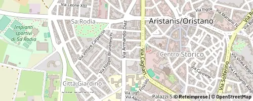 Mappa Oristano