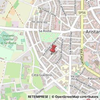 Mappa Via Giovanni Canalis, 17, 09170 Oristano, Oristano (Sardegna)