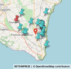 Mappa Via Matine, 73031 Alessano LE, Italia (5.3205)