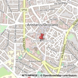 Mappa Via Eleonora D'Arborea, 54, 09170 Oristano, Oristano (Sardegna)