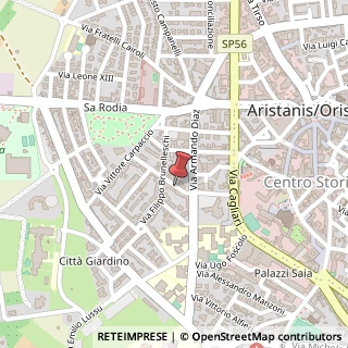 Mappa Via Beato Angelico, 28a, 09170 Oristano, Oristano (Sardegna)