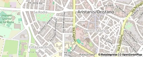 Mappa Oristano