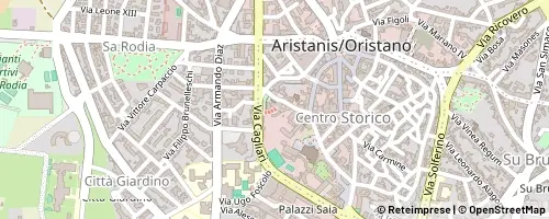 Mappa Oristano