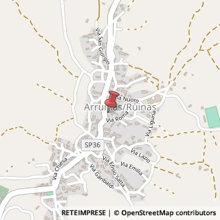 Mappa Via San Giorgio, 108, 09085 Ruinas, Oristano (Sardegna)