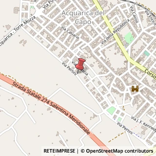 Mappa Via Sandro Pertini, 35, 73040 Acquarica del Capo, Lecce (Puglia)