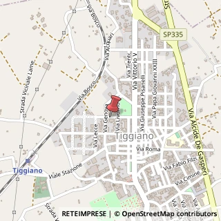 Mappa Via della Libertà, 13, 73030 Tiggiano, Lecce (Puglia)