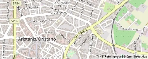 Mappa Oristano