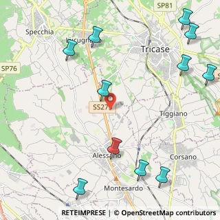 Mappa Via Gonfalone, 73031 Alessano LE, Italia (3.26273)