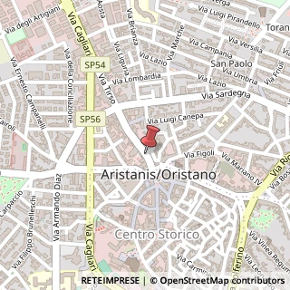 Mappa Via Tirso, 32, 09170 Oristano, Oristano (Sardegna)
