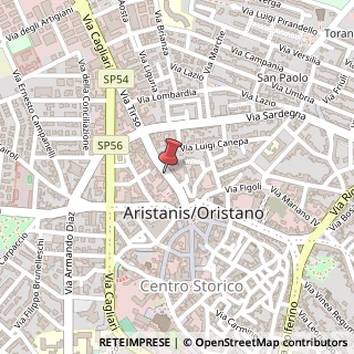 Mappa Via Tirso, 66, 09170 Oristano, Oristano (Sardegna)