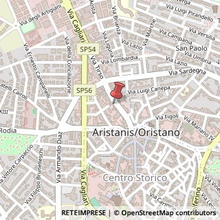 Mappa Via Tirso, 82, 09170 Oristano, Oristano (Sardegna)