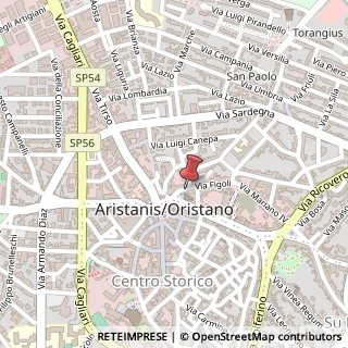 Mappa Via Figoli, 13, 09170 Oristano, Oristano (Sardegna)