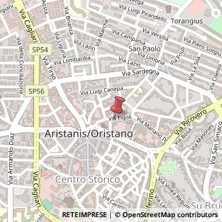 Mappa Via Figoli, 31, 09170 Oristano, Oristano (Sardegna)
