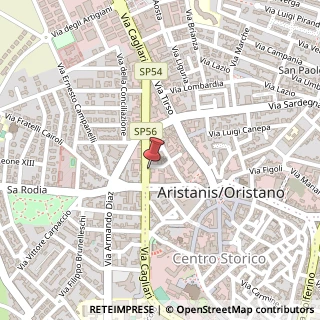 Mappa Via Cagliari, 105, 09170 Oristano, Oristano (Sardegna)