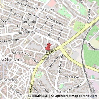 Mappa Via Ricovero, 36, 39011 Oristano, Oristano (Sardegna)