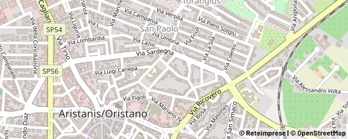 Mappa Oristano