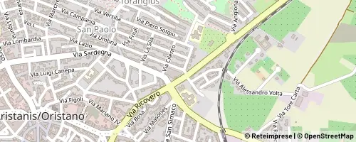 Mappa Oristano