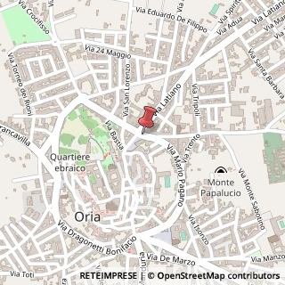 Mappa Via dei Mille, 17, 72024 Oria, Brindisi (Puglia)