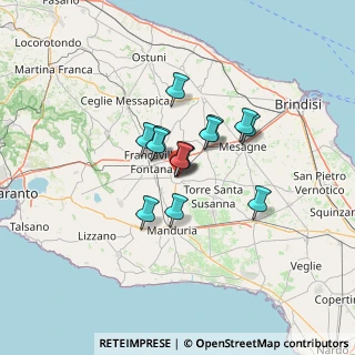 Mappa Via Trento, 72024 Oria BR, Italia (8.97357)