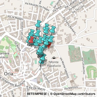 Mappa Via Trento, 72024 Oria BR, Italia (0.16821)