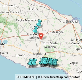 Mappa Via Senatore Martini, 72024 Oria BR, Italia (21.506)