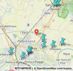 Mappa 56010 San Giuliano Terme PI, Italia (2.59455)