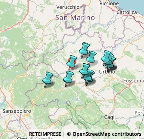 Mappa Via Provinciale, 61026 Lunano PU, Italia (10.8485)