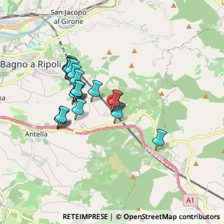 Mappa Via del Palagetto, 50012 Bagno a Ripoli FI, Italia (1.642)