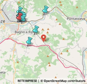 Mappa Via del Palagetto, 50012 Bagno a Ripoli FI, Italia (5.396)