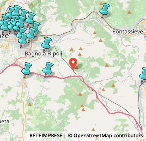Mappa Via del Palagetto, 50012 Bagno a Ripoli FI, Italia (6.942)