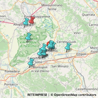 Mappa Via I Settembre, 50054 Fucecchio FI, Italia (5.32462)