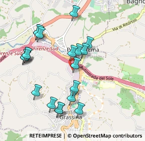 Mappa Via A. Meucci, 50012 Bagno a Ripoli FI, Italia (1.0345)