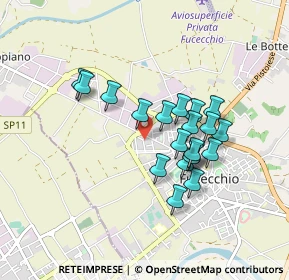 Mappa Via B.Cellini, 50054 Fucecchio FI, Italia (0.742)