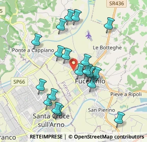 Mappa Via B.Cellini, 50054 Fucecchio FI, Italia (1.851)