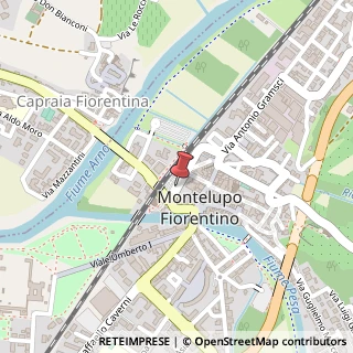 Mappa Via Giro delle Mura,  14, 50056 Montelupo Fiorentino, Firenze (Toscana)