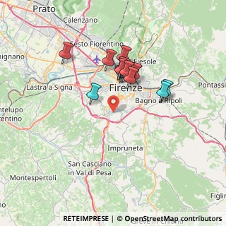 Mappa Via del Ponte di Certosa, 50125 Firenze FI, Italia (6.05385)