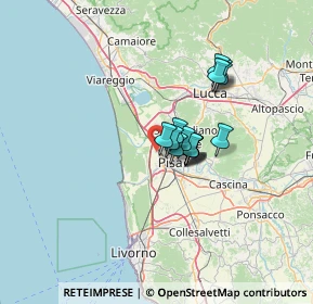 Mappa Via del Tiro a Segno, 56122 Pisa PI, Italia (8.56867)