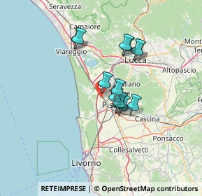 Mappa Via del Tiro a Segno, 56122 Pisa PI, Italia (10.66)