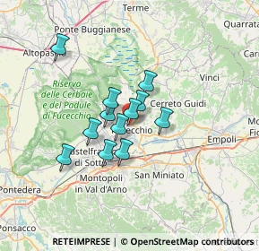 Mappa Via Napoleone Bonaparte, 50054 Fucecchio FI, Italia (4.75667)
