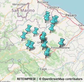 Mappa , 61029 Urbino PU, Italia (10.453)