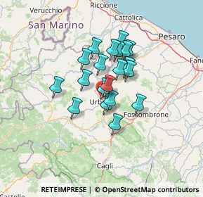 Mappa , 61029 Urbino PU, Italia (9.529)