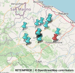 Mappa , 61029 Urbino PU, Italia (8.9125)