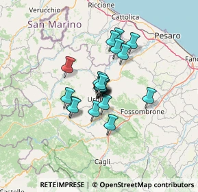 Mappa , 61029 Urbino PU, Italia (8.4475)