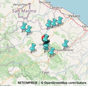 Mappa , 61029 Urbino PU, Italia (8.25133)