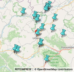 Mappa , 61029 Urbino PU, Italia (8.6975)