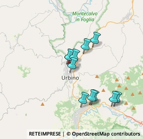 Mappa , 61029 Urbino PU, Italia (3.07364)