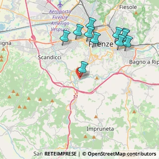 Mappa Via del Ponte di Certosa, 50124 Firenze FI, Italia (4.65273)