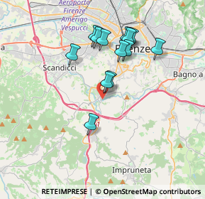 Mappa Via del Ponte di Certosa, 50124 Firenze FI, Italia (3.34923)