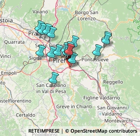 Mappa Via Corte Grifoni, 50012 Bagno a Ripoli FI, Italia (10.56053)