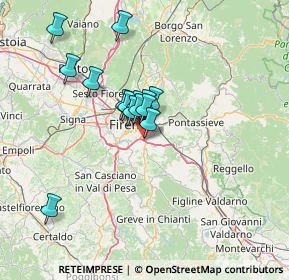 Mappa Via Corte Grifoni, 50012 Bagno a Ripoli FI, Italia (11.13857)